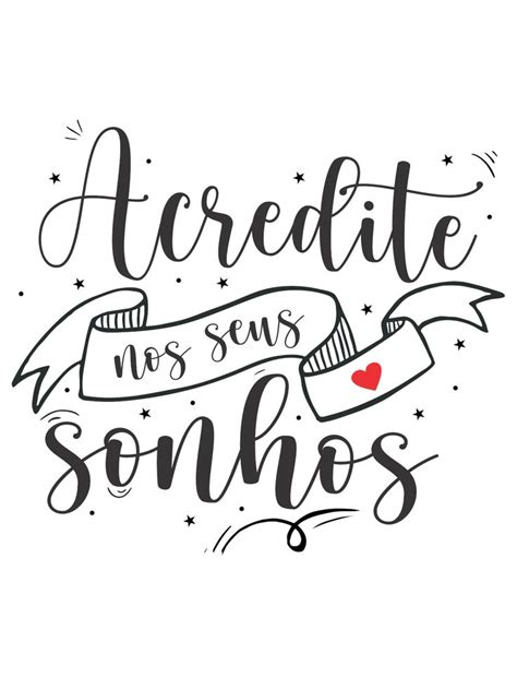 Adesivo De Parede Decorativo Frase Acredite Nos Seus Sonhos Motiva O