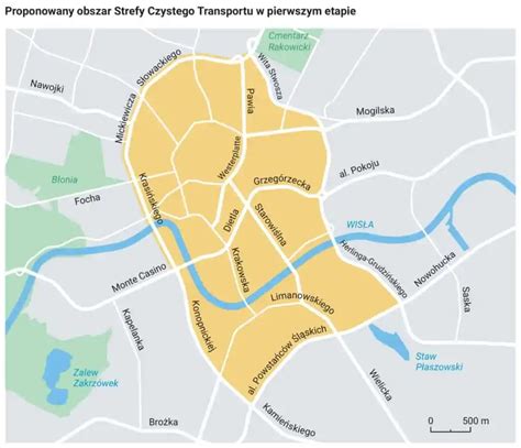 Strefa Czystego Transportu w Krakowie na terenie całego miasta od 2024