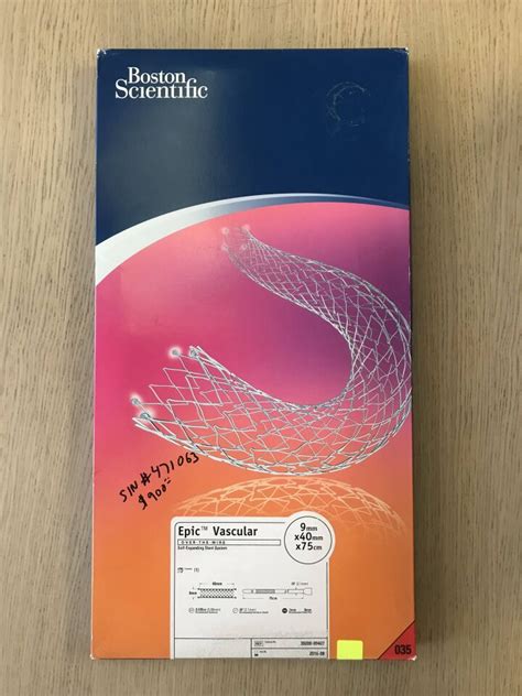 New BOSTON SCIENTIFIC 39200 09407 Epic Vascular OTW Self Expanding