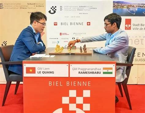 Gran Maestro Vietnamita Gana Festival De Ajedrez De Biel Por Tercera