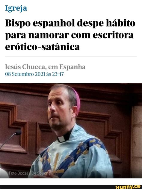 Igreja Bispo espanhol despe hábito para namorar escritora erótico