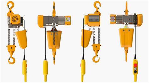 Electric Chain Hoist T D Model Ds Blend C D Fbx Max Ma