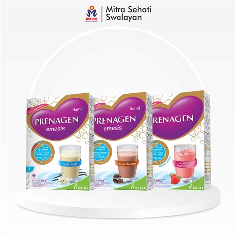 Jual Prenagen Emesis Kemasan G Vanila Coklat Strawberry Susu Ibu