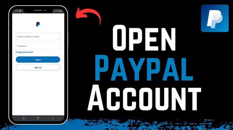 How To Open Paypal Account Youtube