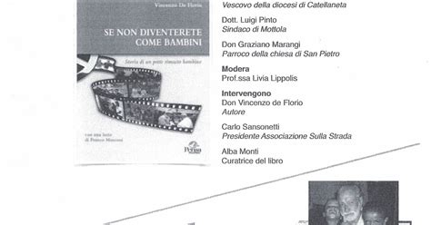 ViviMottola IL 24 APRILE DON VINCENZO DE FLORIO PRESENTA IL SUO LIBRO