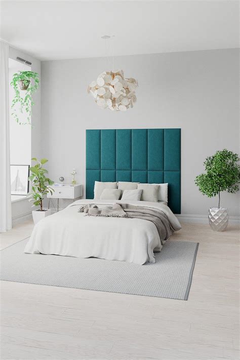 Beds Easymount Wall Mounted Upholstered Panels Modular Diy Headboard