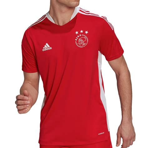 Camiseta Adidas Ajax Entrenamiento Roja Futbolmania