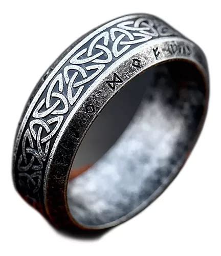 Ghost Store Anillo Runas Nórdico Vikingo Acero Inox Hombre Cuotas sin