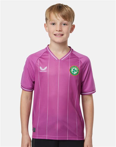 Castore Kids Ireland Home Goalkeeper Jersey - Pink | Life Style Sports IE