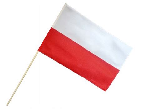 Zestaw Flaga Polska 112x70 KIJ Flagi Polski ERLI Pl