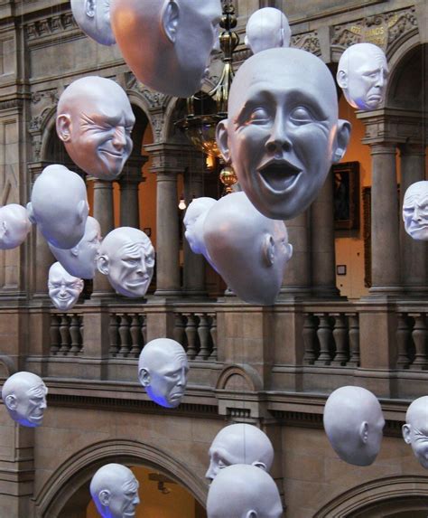 Floating Heads Installation By Scottish Artist Sophie Cave Scottish