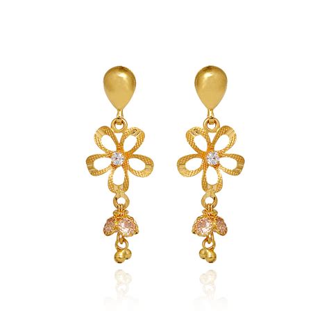 Earrings New Fashion Women Elegant Gold Earrings Grt Jewellers