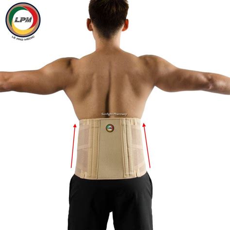 Lpm Support Elastic Lumbar Support With Stays Lpm All Sizes