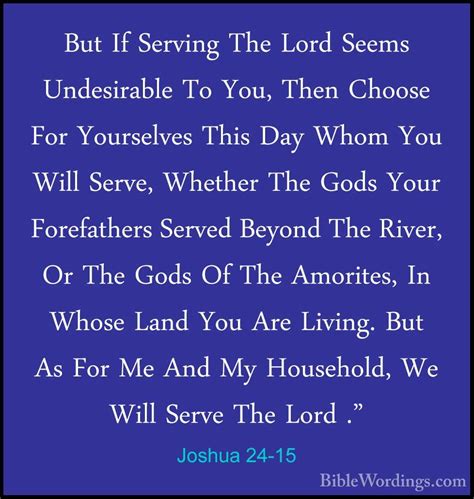 Joshua 24 Holy Bible English