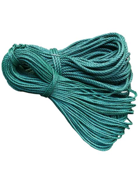 3 12mm Green Polyethylene Nylon Rope Cargo Lashing Rope Polyethylene