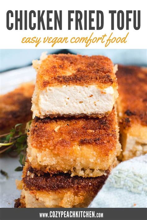 Easy Chicken Fried Tofu Cozy Peach Kitchen