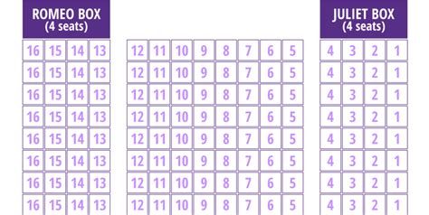 Seating Map - Academy Theatre