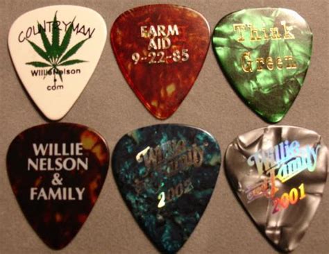 Willie Nelson Guitar Pick of the Day: Farm Aid 1985 | www.stillisstillmoving.com