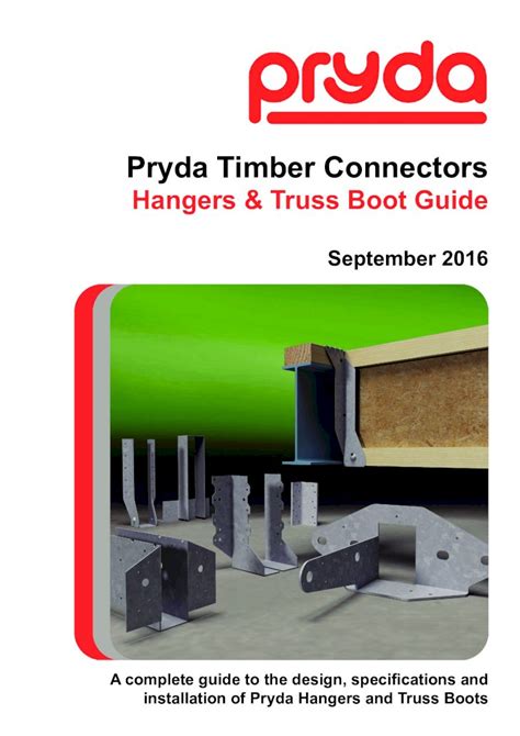 Pdf Pryda Timber Connectors Pryda Timber Connectors Hangers