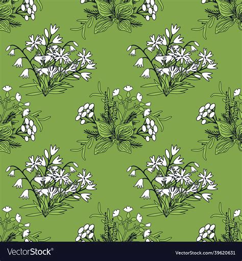 Seamless Floral Pattern Royalty Free Vector Image