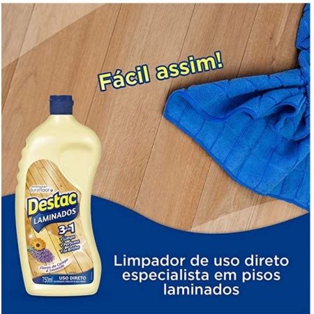 Limpeza Limpa Piso Laminado Lavanda 750ml Destac Busca Na Papel E