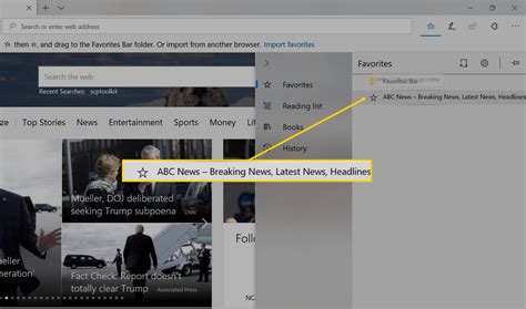 How to Show the Favorites Bar in Microsoft Edge