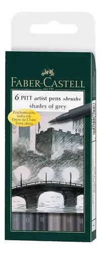 Marcadores Pitt Brush Faber Castell Shades X 6 Barrio Norte