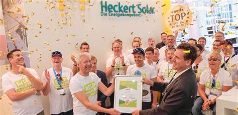 Konfettiregen Und Tosender Applaus Heckert Solar GmbH