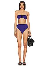 Bond Eye Blake Bandeau Bikini Top In Sapphire REVOLVE