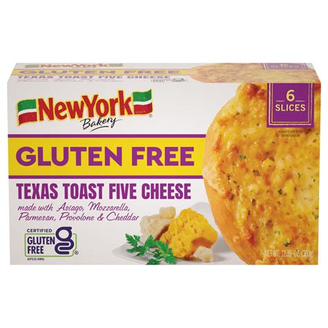 Save On New York Bakery Gluten Free Five Cheese Texas Toast 6 Ct