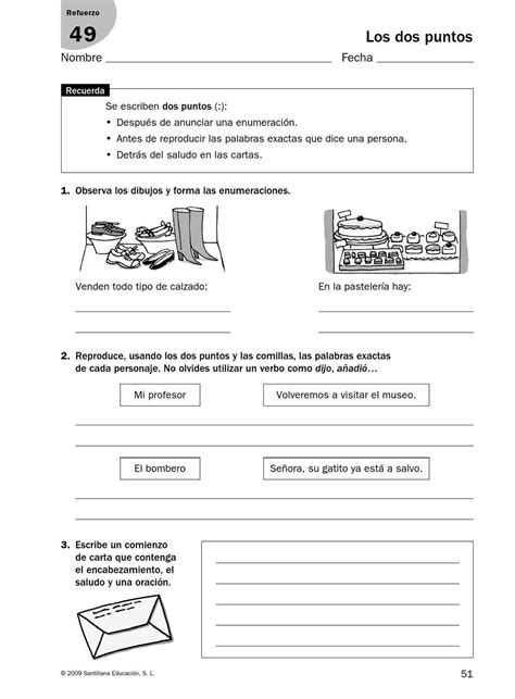 Refuerzo Y Ampliacion Lenguaje O Actividades Gramaticales Sustantivos