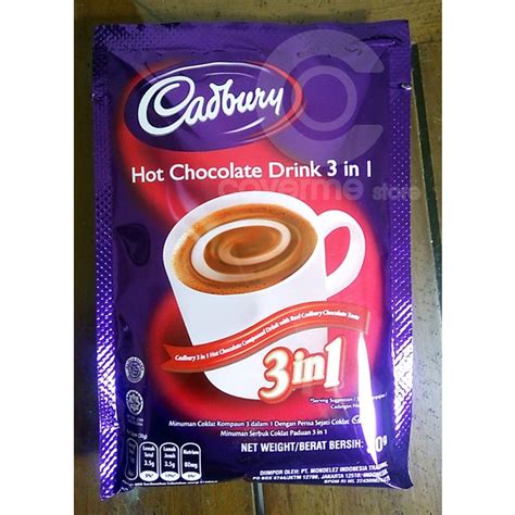 Jual Cadbury Hot Chocolate Drink 3In1 30Gr Shopee Indonesia