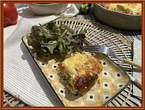 Clafoutis De Poivrons Et Courgette De Oh La Gourmande Et Ses Recettes