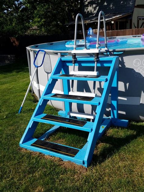 Above Ground Pool Ladders With Platform at David Tidwell blog