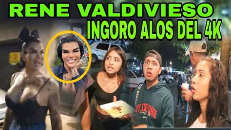 RENE VALDIVIESO IGNORO ALOS YOUTUBER DE EL SALVADOR 4K ESTA FUE SU