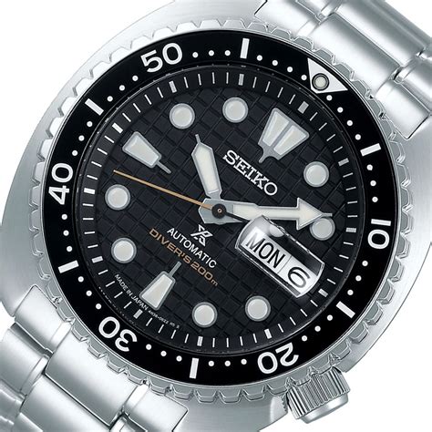 Seiko Prospex Srpe Srpe K King Turtle Waffle Black Mens Watch