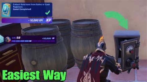 Easily Collect Gold Bars From Safes Or Cash Registers Fortnite Week