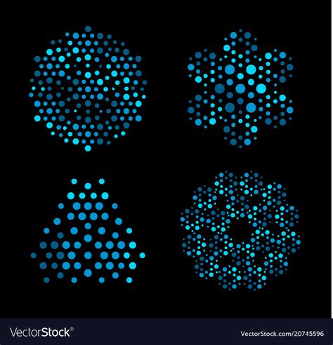 Neural networks logo company futuristic Royalty Free Vector