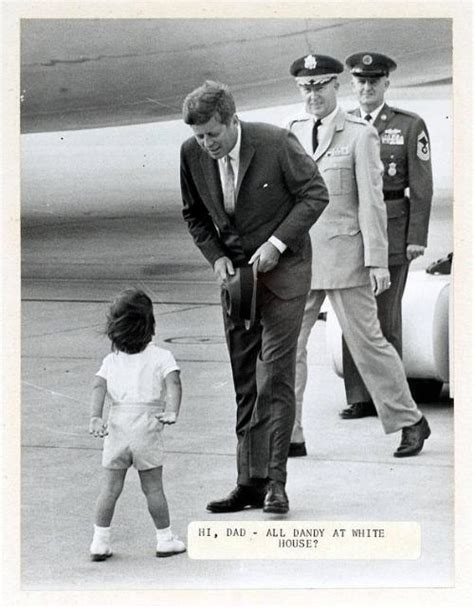 Photograph Of President Kennedy Greeted By John F Kennedy Jr All Artifacts The John F