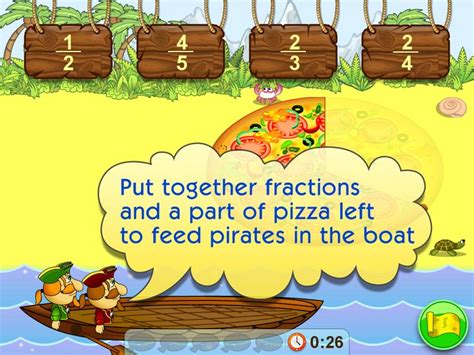 Fractions And Smart Pirates Fractions Educational Technology Educational Videos