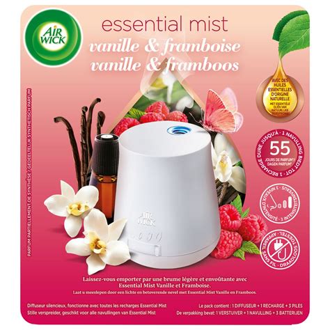 Air Wick Diffuseur Spray Automatique De Parfum Vanille Et Framboise