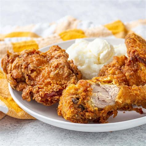 Mustard Fried Chicken - Pear Tree Kitchen