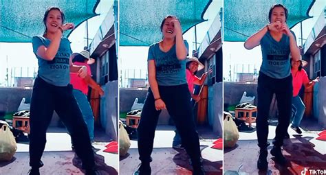 Tiktok Viral Peruana Graba Reto De Baile En Tiktok Pero Su Madre Saca