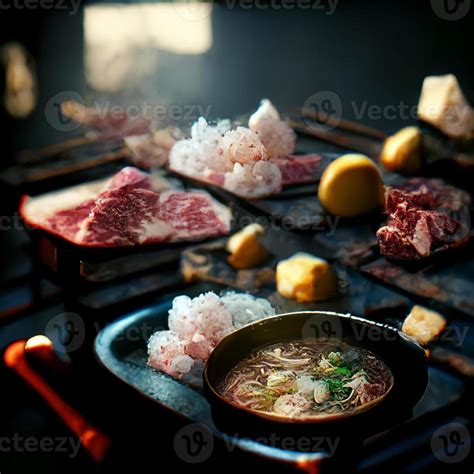 Japanese Beef Hot Pot Sukiyaki 10643444 Stock Photo At Vecteezy