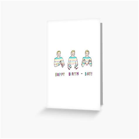 "BSL Happy Birthday!" Greeting Card for Sale by eleanor-eden | Redbubble