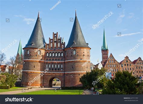 Holsten Gate Holstentor Lubeck Old Town Stock Photo 227711797