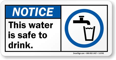 Potable Water Fresh Drinking Water Signs Free Shipping