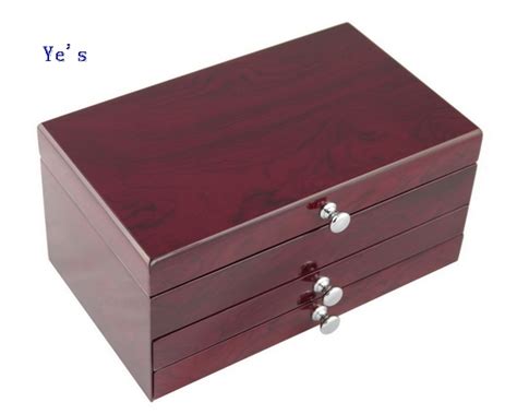 High Gloss Finish Wooden Jewelry Box