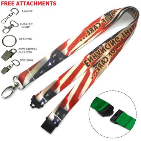 Dye Sublimation Lanyard W Safety Breakaway Everythingbranded Usa