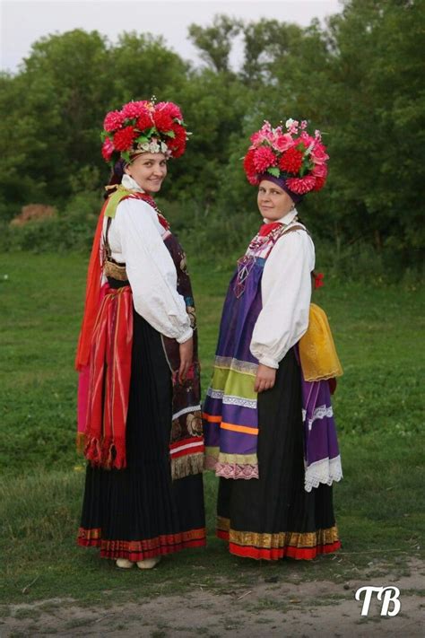 Traditional Russian Folk Costumes In Kursk